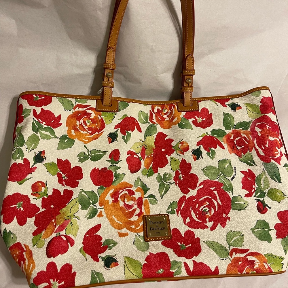 Dooney & Bourke Floral Tote - Like New